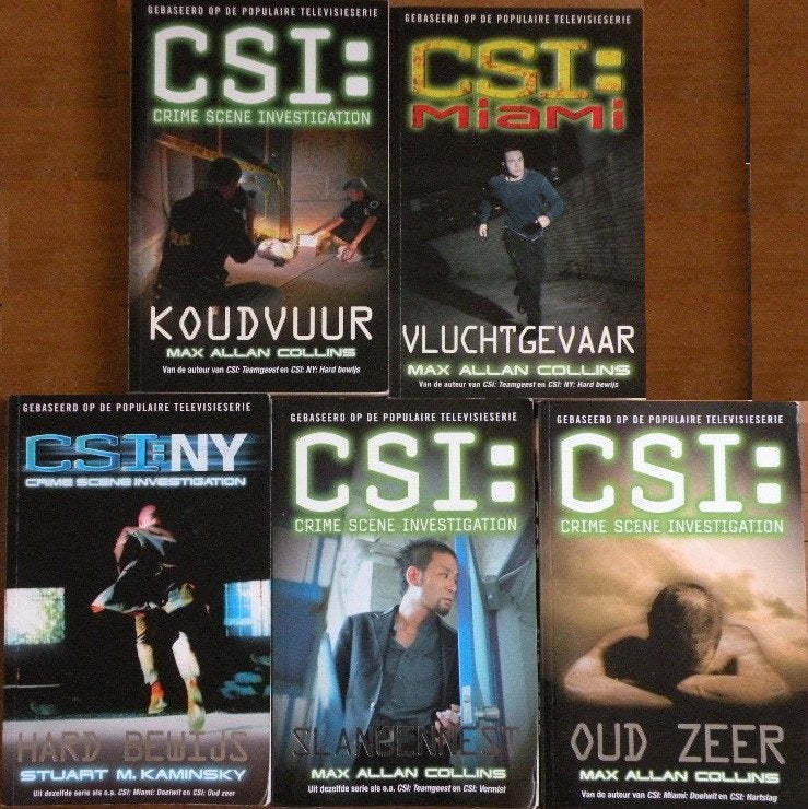 CSI: 5 boeken. In zeer goede staat., Boeken, Detectives, Ophalen of Verzenden, Zo goed als nieuw