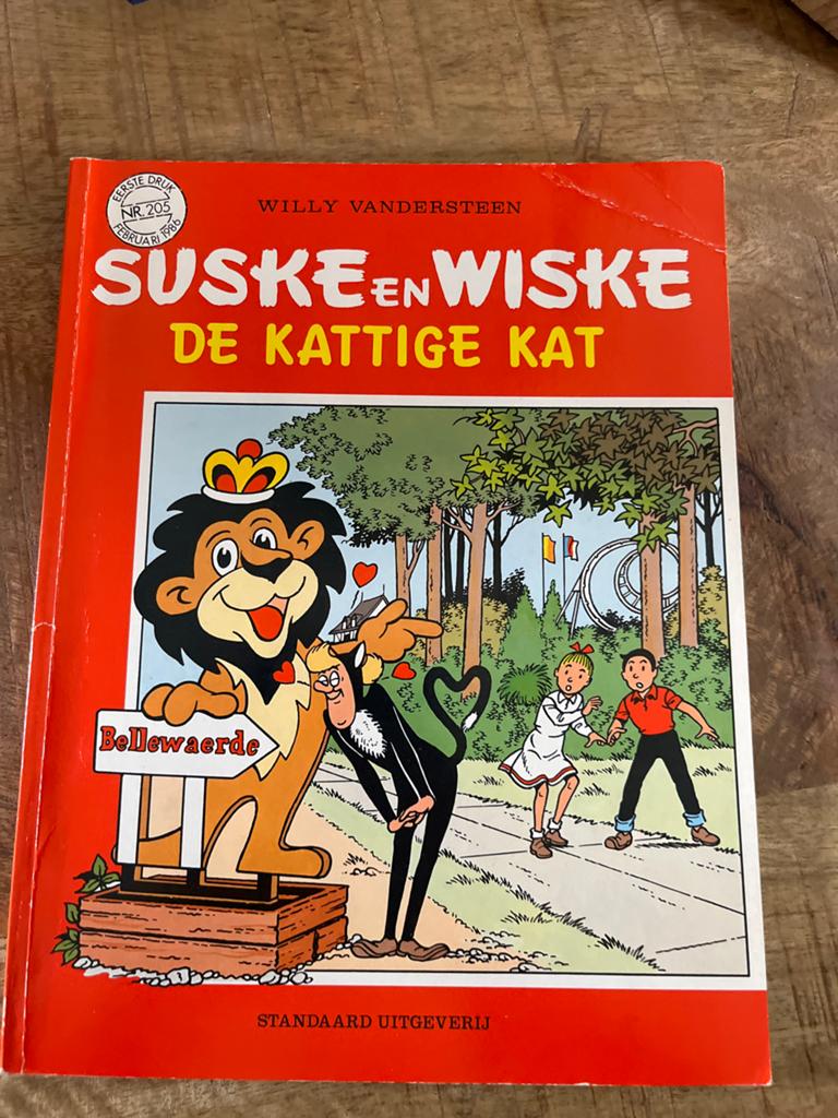 Suske en Wiske: De Kattige Kat (Eerste Druk 1986), Boeken, Eén stripboek, Ophalen of Verzenden, Gelezen