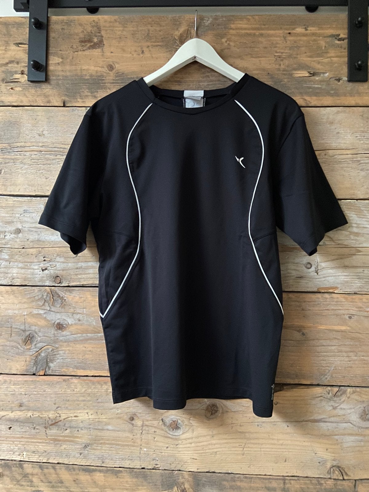 Decathlon Domyos sportshirt heren maat L, Maat 52/54 (L), Verzenden, Zwart, Gedragen