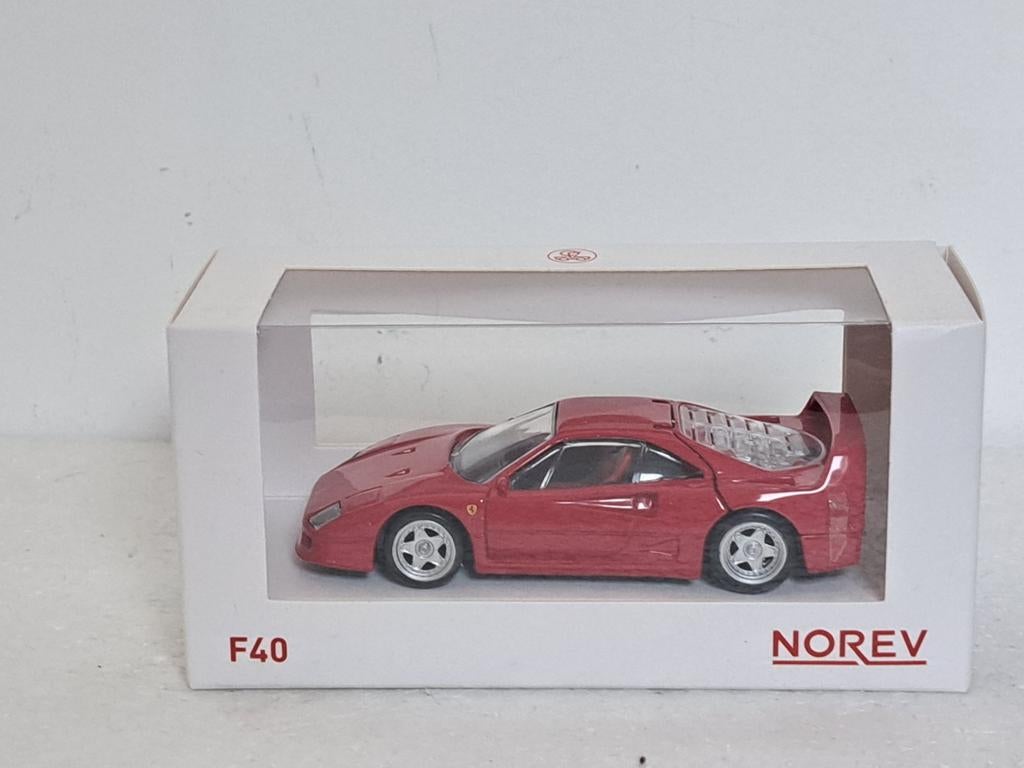 Ferrari F40 V8 bi-Turbo 1/43 Norev NIEUW, Ophalen of Verzenden, Nieuw, Auto, Norev