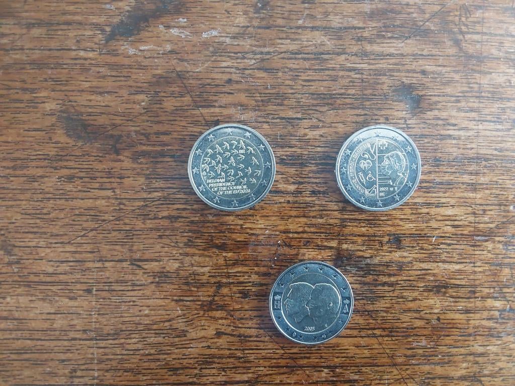 3 x 2 euro België, Ophalen of Verzenden
