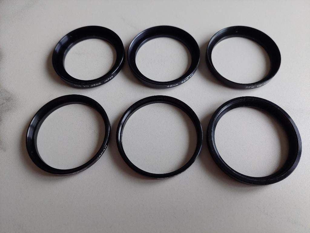 496 – Adapter Step Up Ringen 46 48 49 52 55 58 mm. naar VII, Overige merken, Overige typen, Nieuw, Ophalen of Verzenden