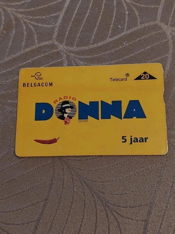 Telefoonkaart/Belgacom/5 jaar Radio Donna, Verzamelen, Verzenden, Buitenland