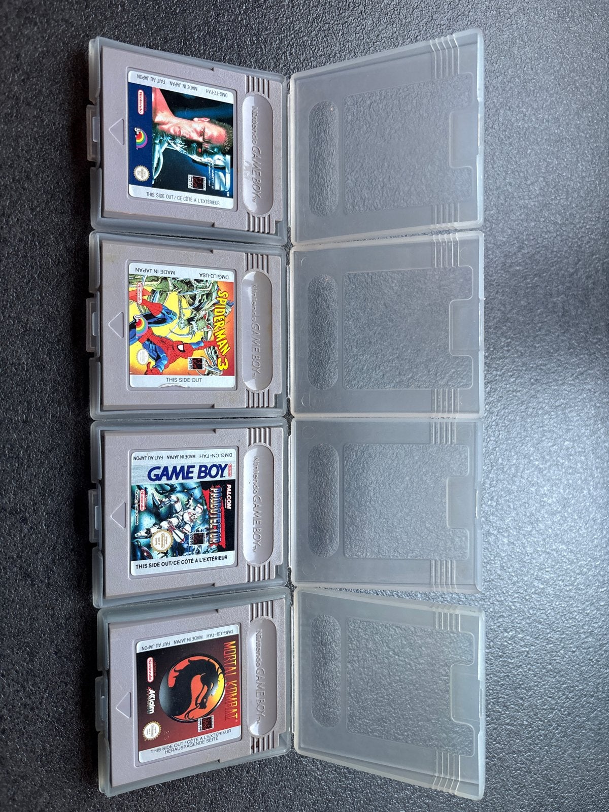 Game Boy spellen: Terminator 2, Spider-Man 3, Probotector, M, Avontuur en Actie, Gebruikt, 1 speler, Ophalen of Verzenden