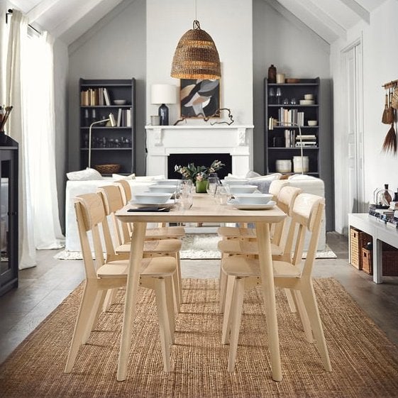 IKEA LISABO dining table, Ophalen, Zo goed als nieuw, Rechthoekig, 50 tot 100 cm