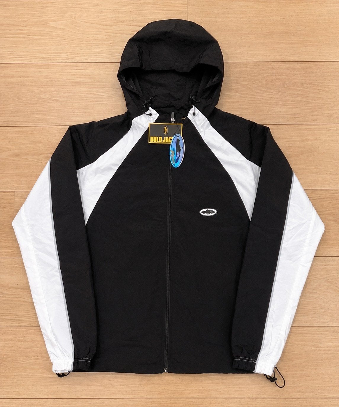 Corteiz Bolo Jacket Zwart/Wit - Nieuw met labels, Zwart, Nieuw, Overige maten, Ophalen of Verzenden