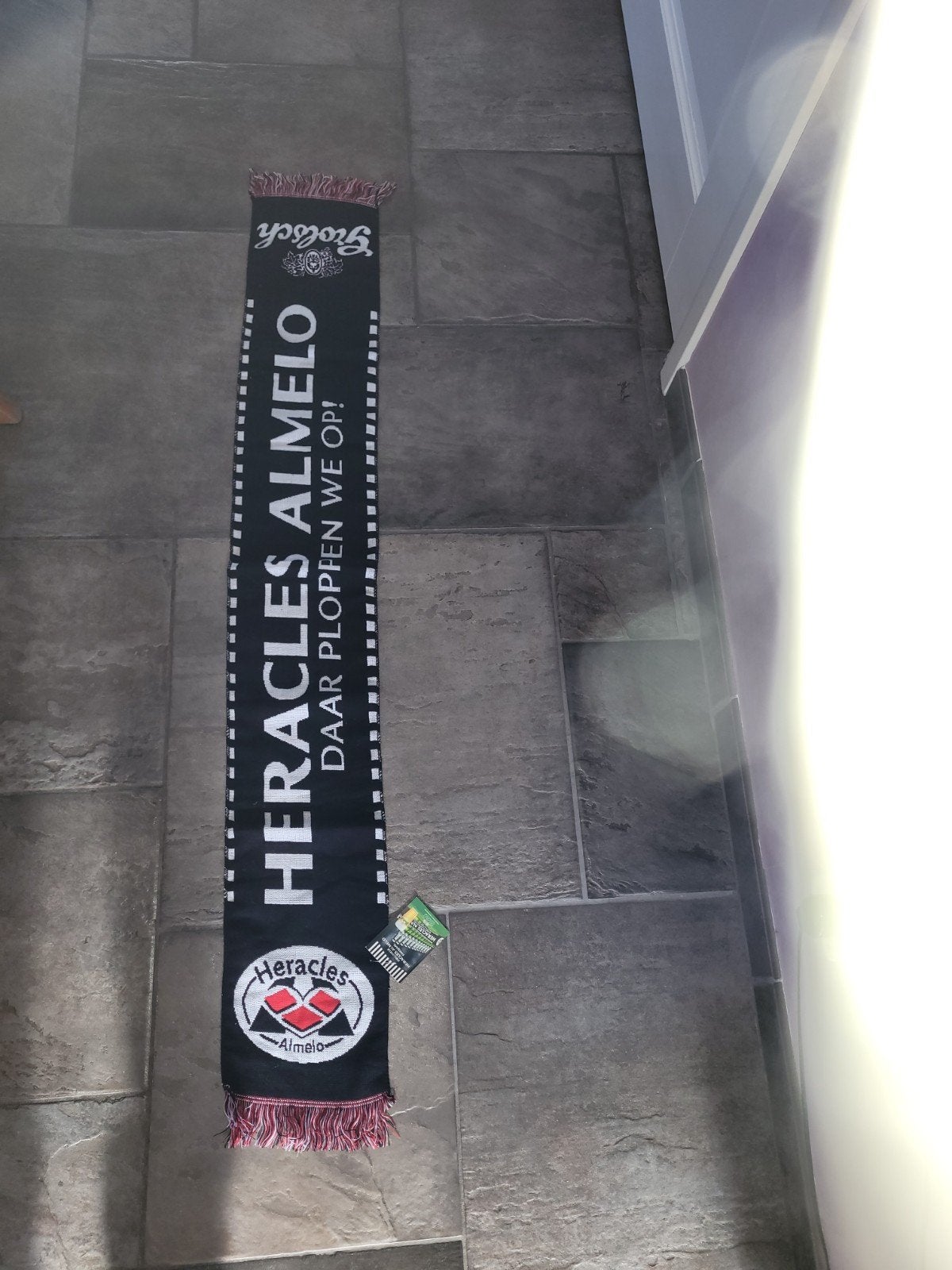 sjaal heracles Almelo grolsch, Verzamelen, Ophalen of Verzenden, Nieuw, F.C. Twente, Vaantje of Sjaal