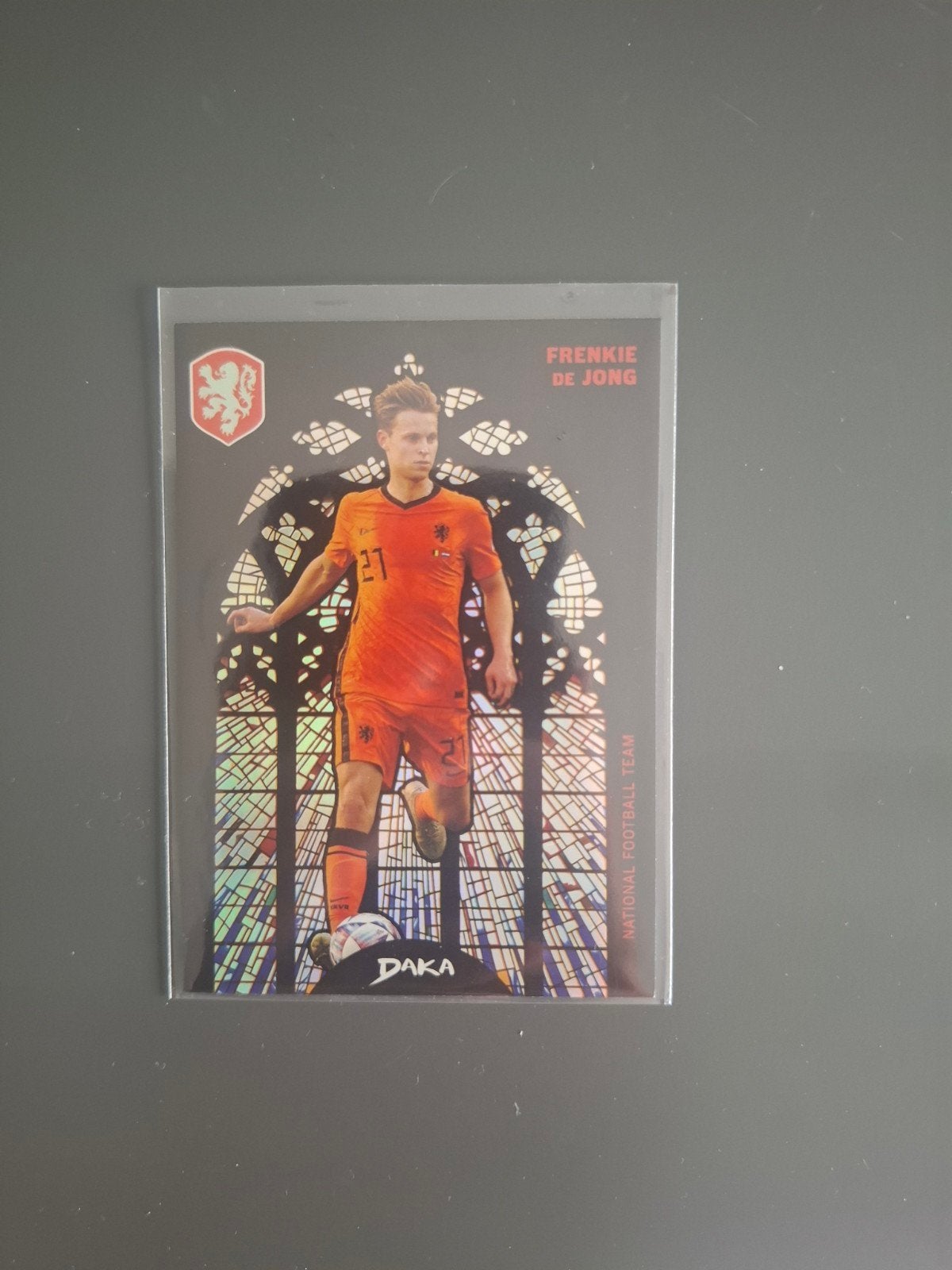Frenkie de Jong DAKA Spelerskaart - Oranje Nationaal Team, Verzamelen, Ophalen of Verzenden, Zo goed als nieuw, Spelerskaart