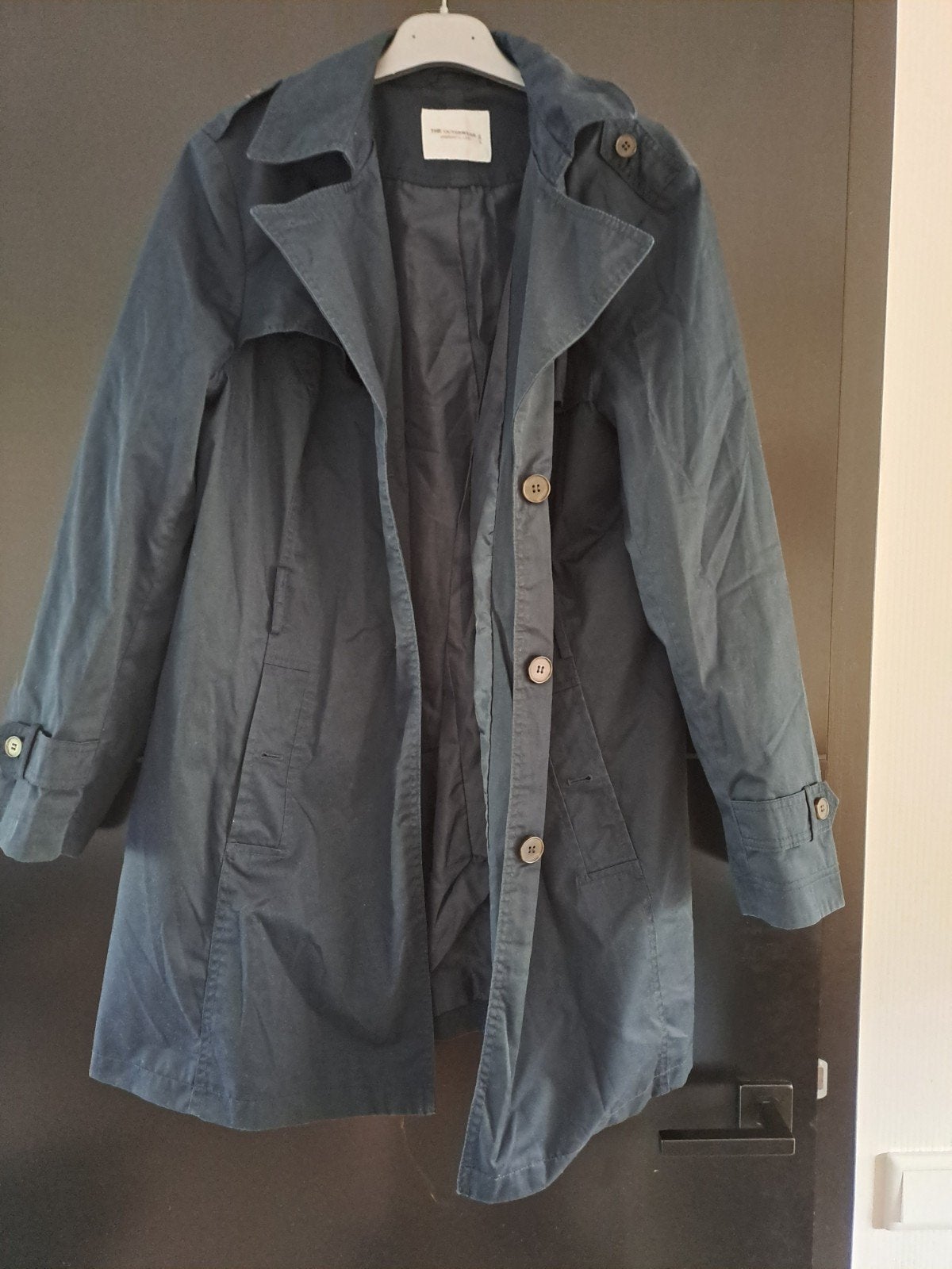 Jas / manteltje donker blauw C&A mt 44/46, Blauw, Maat 42/44 (L), Ophalen of Verzenden, Zo goed als nieuw