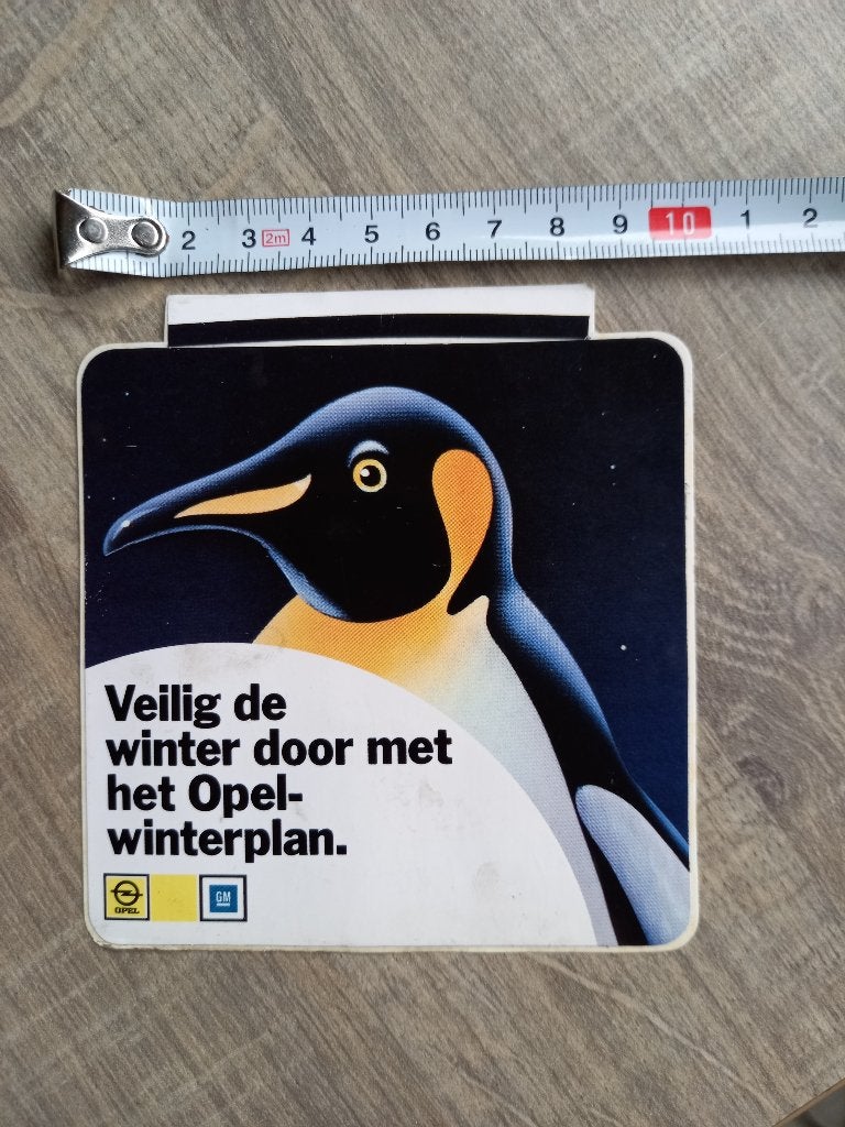 Oude Sticker Opel, Verzenden, Zo goed als nieuw, Auto of Motor