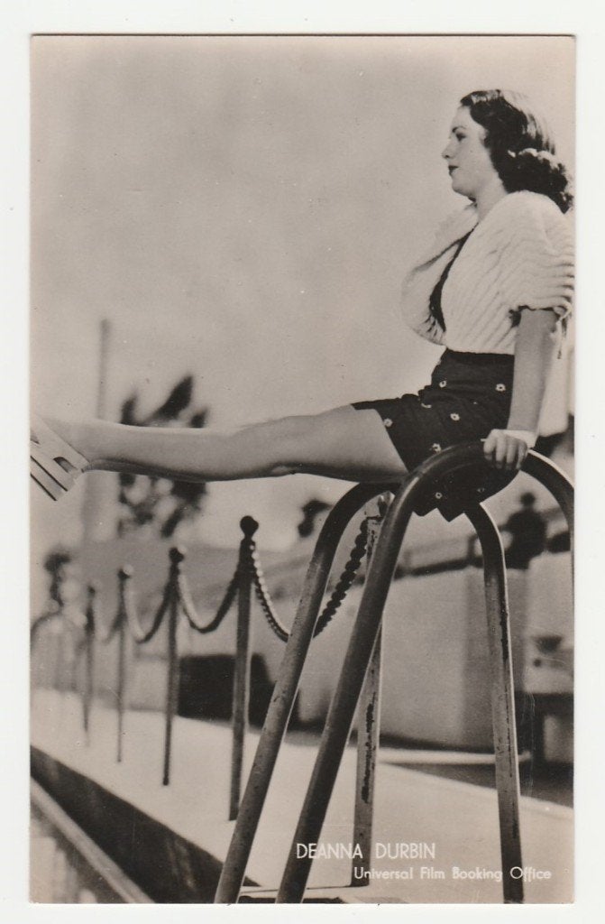 Deanne Durbin.  Filmsterren.  Movies.  Cinema., Verzenden, 1940 tot 1960, Ongelopen, Overige thema's