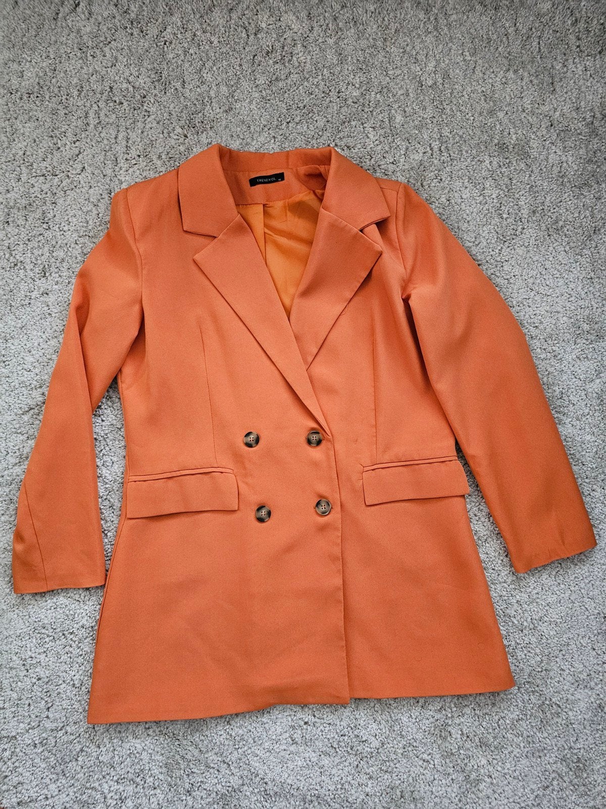 Trendyol oranje blazer - Zo goed als nieuw, Maat 38/40 (M), Trendyol, Oranje, Ophalen of Verzenden
