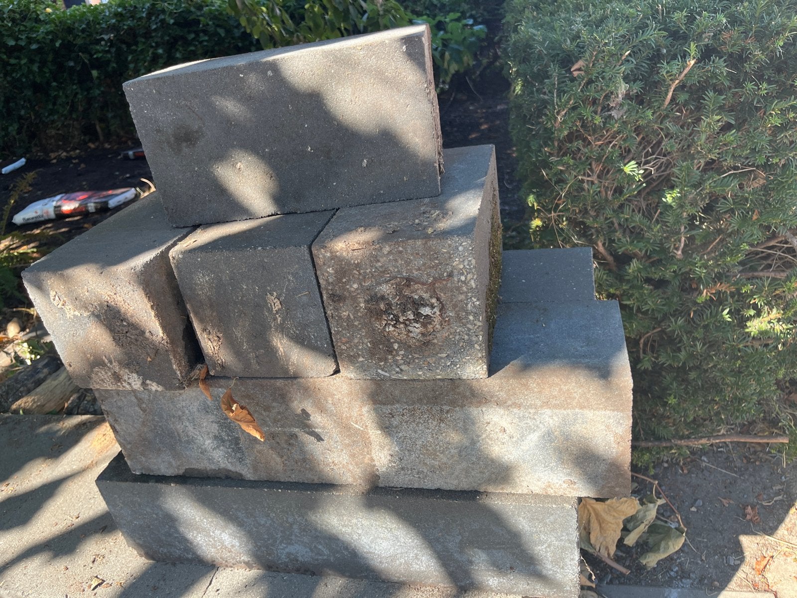 Betonnen blokken voor border  - Gebruikt, Ophalen, Gebruikt, Blok, Beton