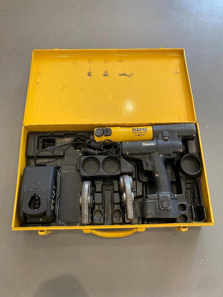 rems minipress met 2 bekken, Ophalen of Verzenden, Gebruikt
