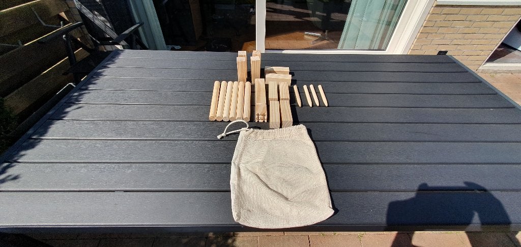 Kubb in katoenen zakje, Ophalen of Verzenden, Nieuw
