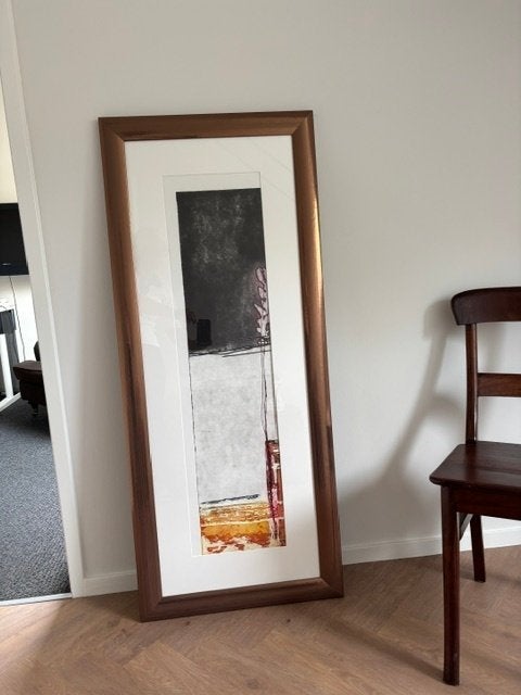 kunstprint in lijst, Ophalen