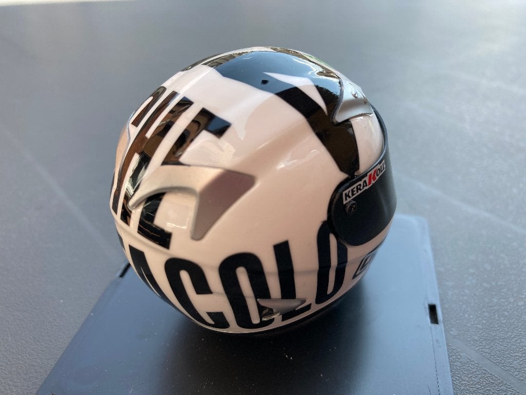 ✅ Valentino Rossi 1:5 helm Phillip Island 2004 Yamaha YZR-M, Verzamelen, Automerken, Motoren en Formule 1, Ophalen of Verzenden