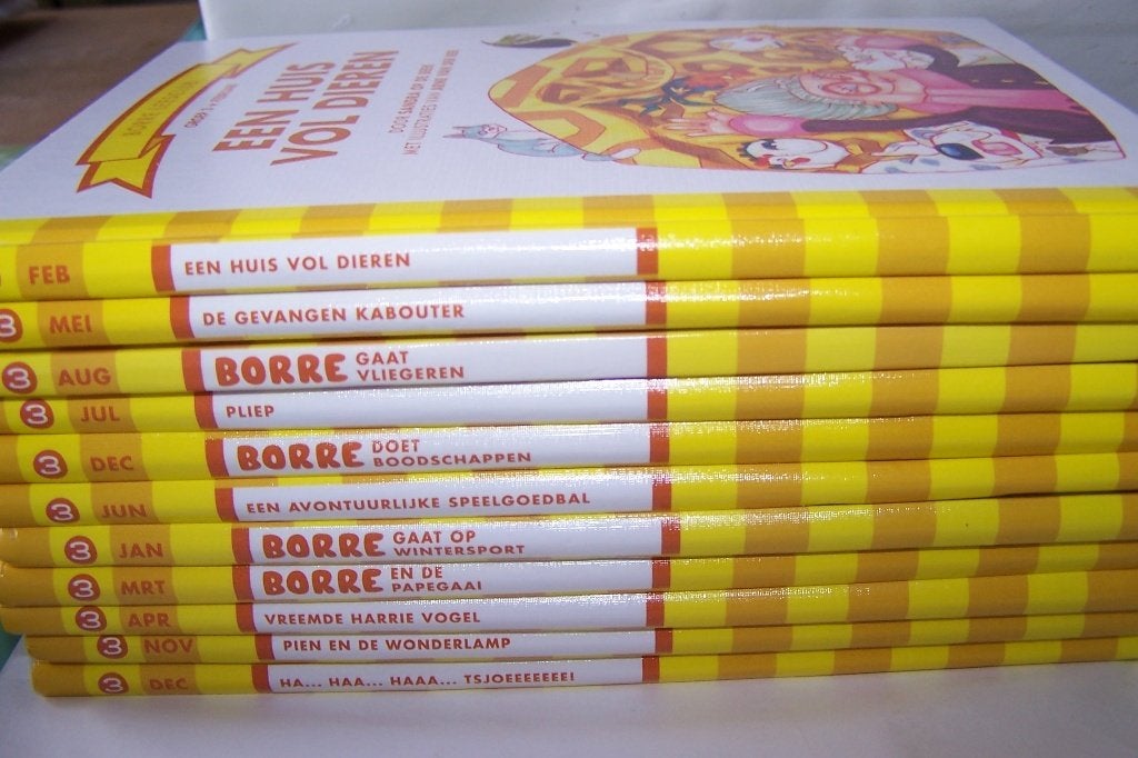 Borre boekjes geel -  groep 3. 11 stuks Zgan, Ophalen of Verzenden, Zo goed als nieuw, Fictie algemeen