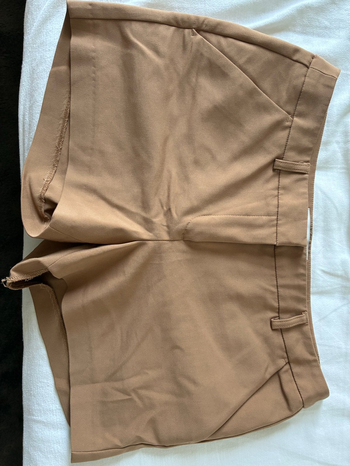 Bellamy korte broek - camel maat S, Maat 38/40 (M), Kort, Verzenden, Beige