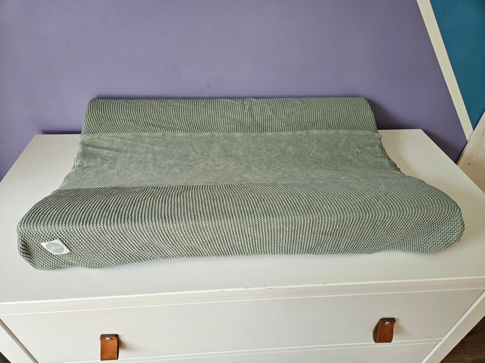 Hoes groen voor aankleedkussen, Ophalen, Gebruikt, Aankleedkussen, Standaard