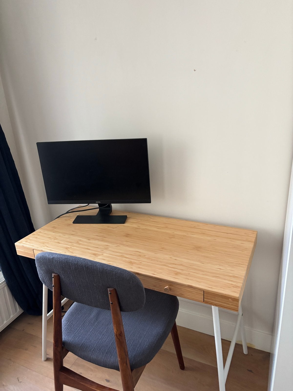 IKEA LILLÅSEN desk, bamboo, Ophalen