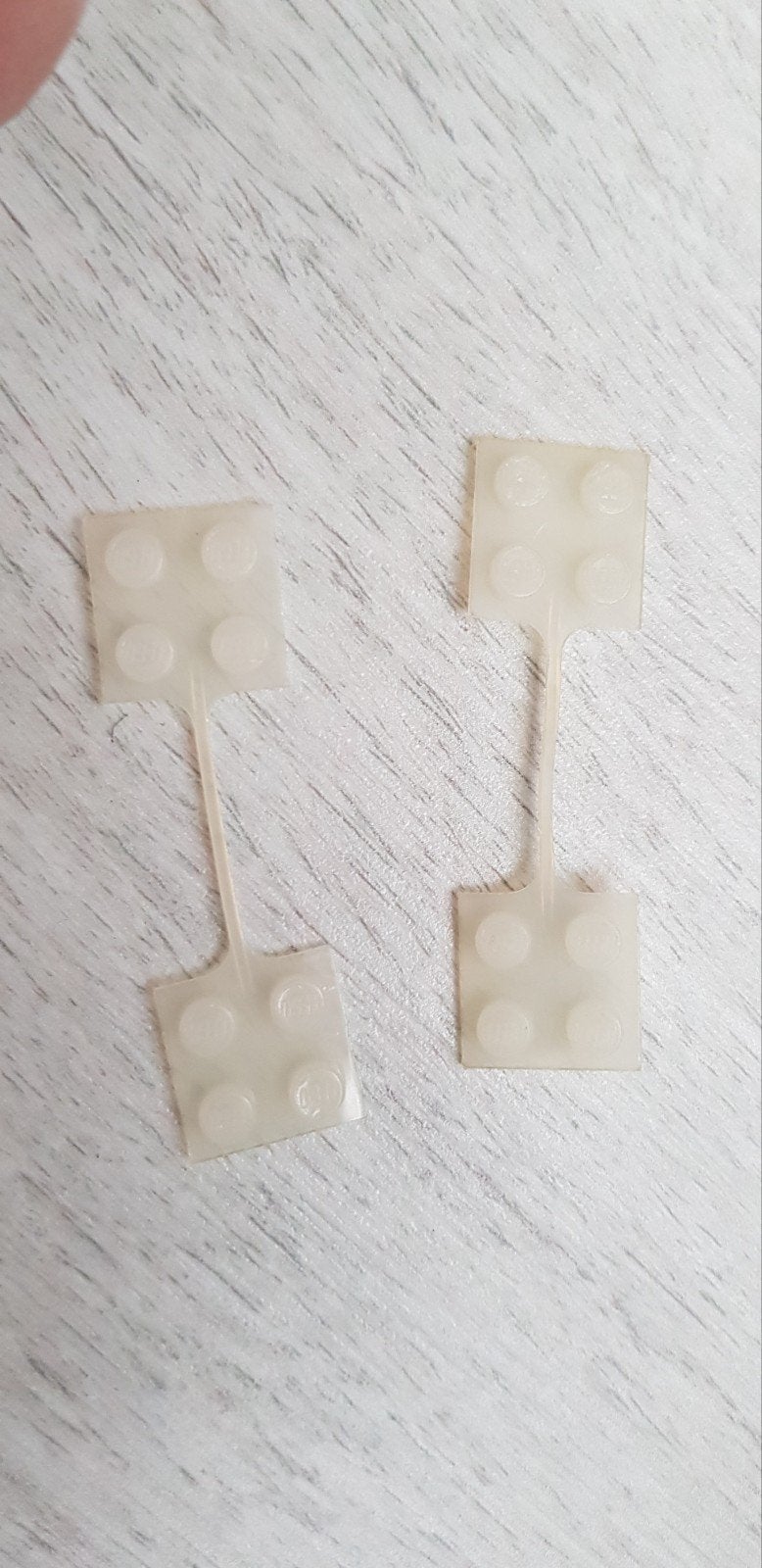 Lego trein / vrachtwagen koppeling met 2x2 plate., Ophalen of Verzenden, Gebruikt, Losse stenen, Lego