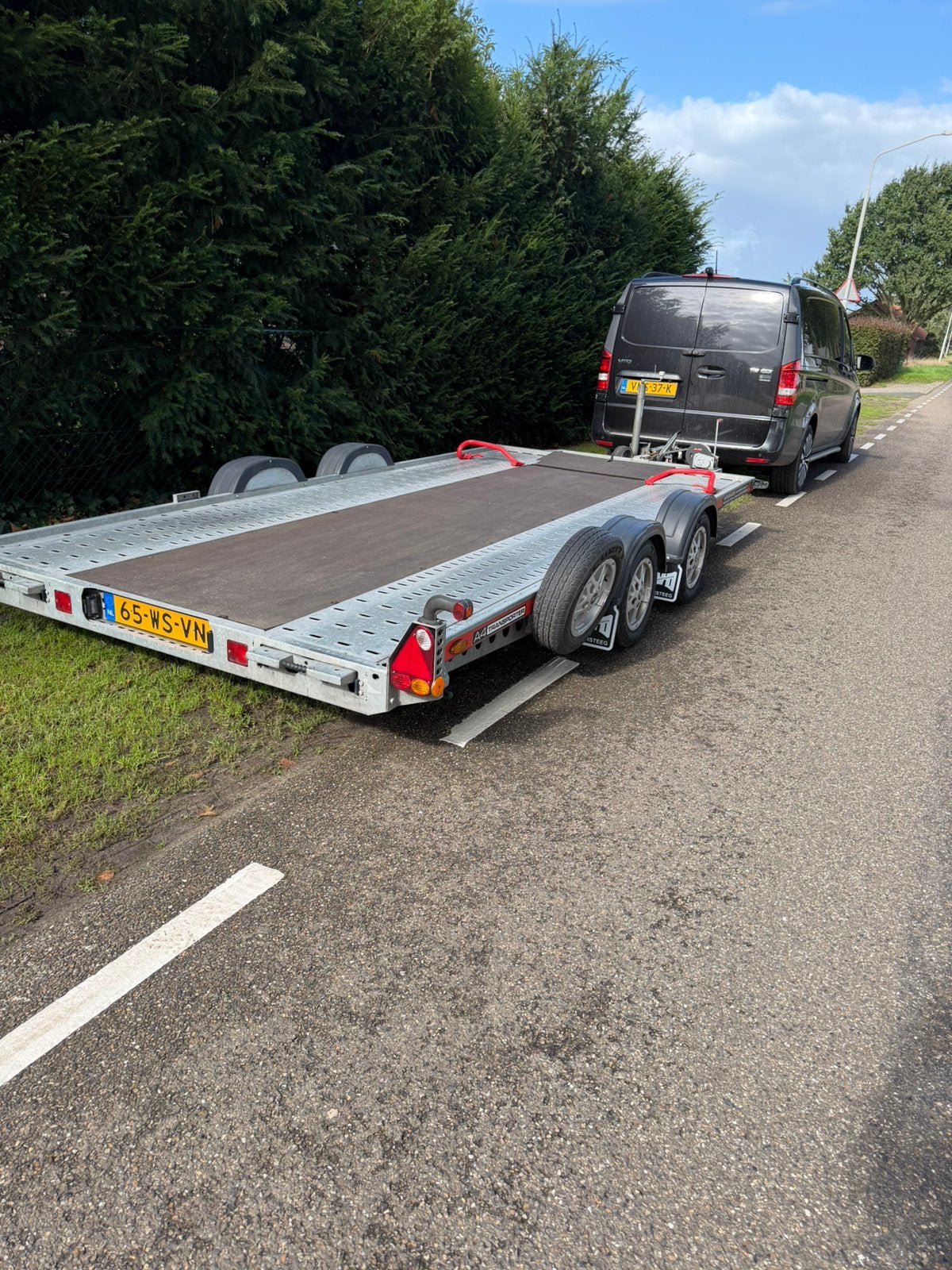 Brian James A4 autotransporter4,5x2M cpl.uitvoering, Ophalen, Gebruikt