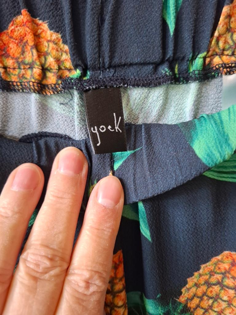 Yoek broek pineapple groen maat: M/42,44, Kleding | Dames, Yoek, Maat 42/44 (L), Ophalen of Verzenden, Zo goed als nieuw