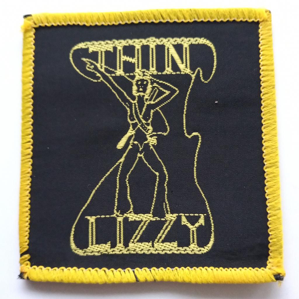 Thin Lizzy vrij zeldzame vintage 1977 patch t90, Verzenden, Nieuw, Kleding