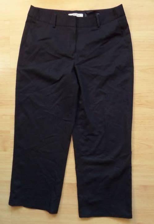 3/4 pantalon maat 36 met wijdere pijpen, heel donkerblauw, Blauw, Ophalen of Verzenden, Zo goed als nieuw, Driekwart