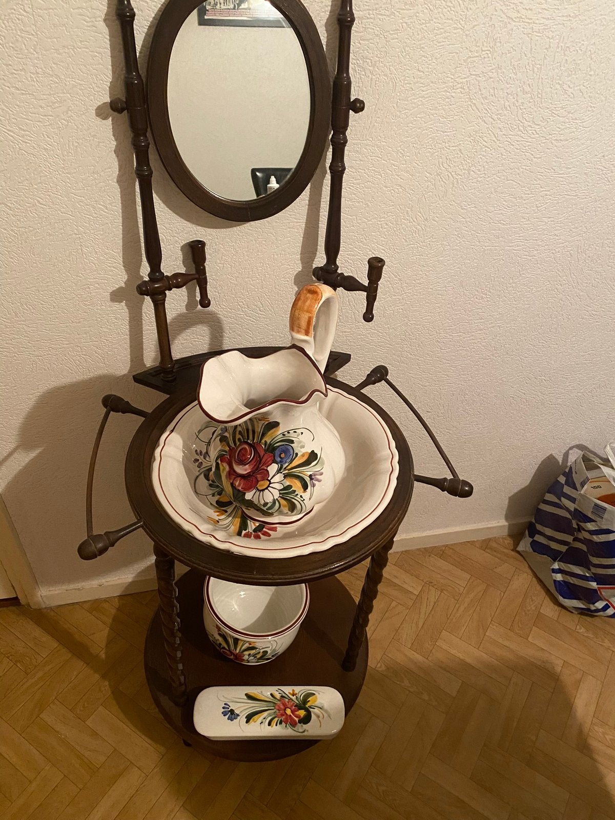 Antieke/ ouderwetse kaptafel, Ophalen, Gebruikt, 50 tot 100 cm, 150 tot 200 cm