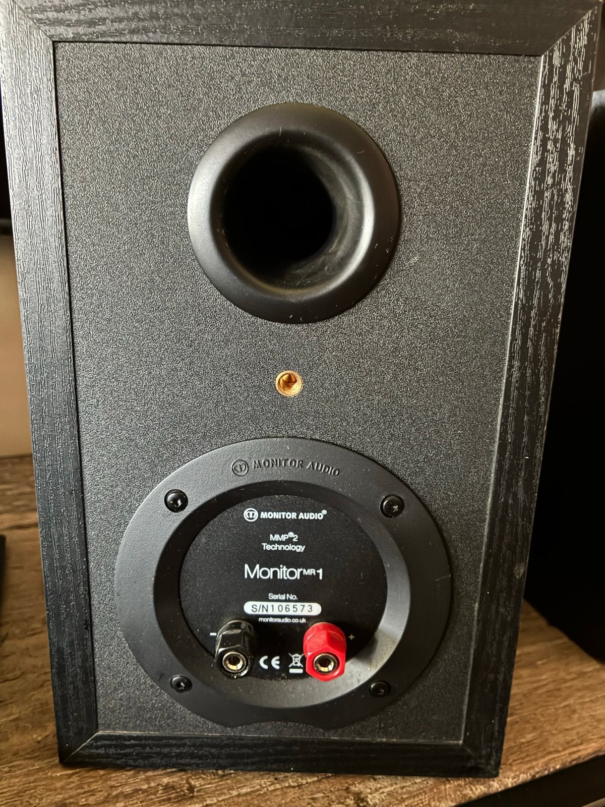 Monitor Audio Monitor MR1 Boekenplank Luidsprekers - Zwart, Audio, Tv en Foto, Luidsprekers, Ophalen, Zo goed als nieuw, Monitor Audio