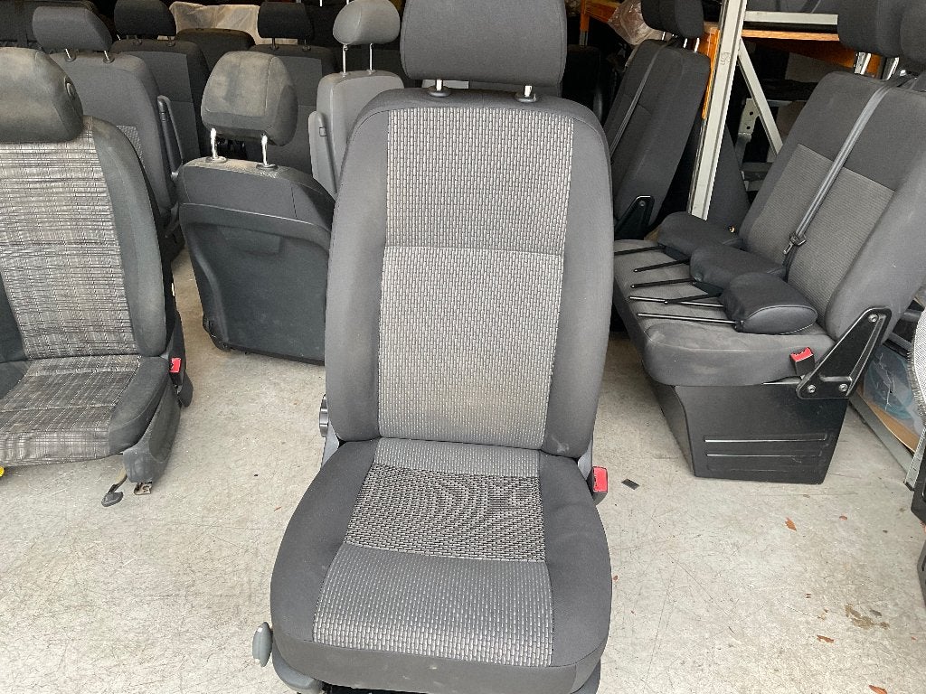Bijrijdersstoel voor VW Transporter T5 T6 met stof BRICKS, Ophalen, Gebruikt, Volkswagen