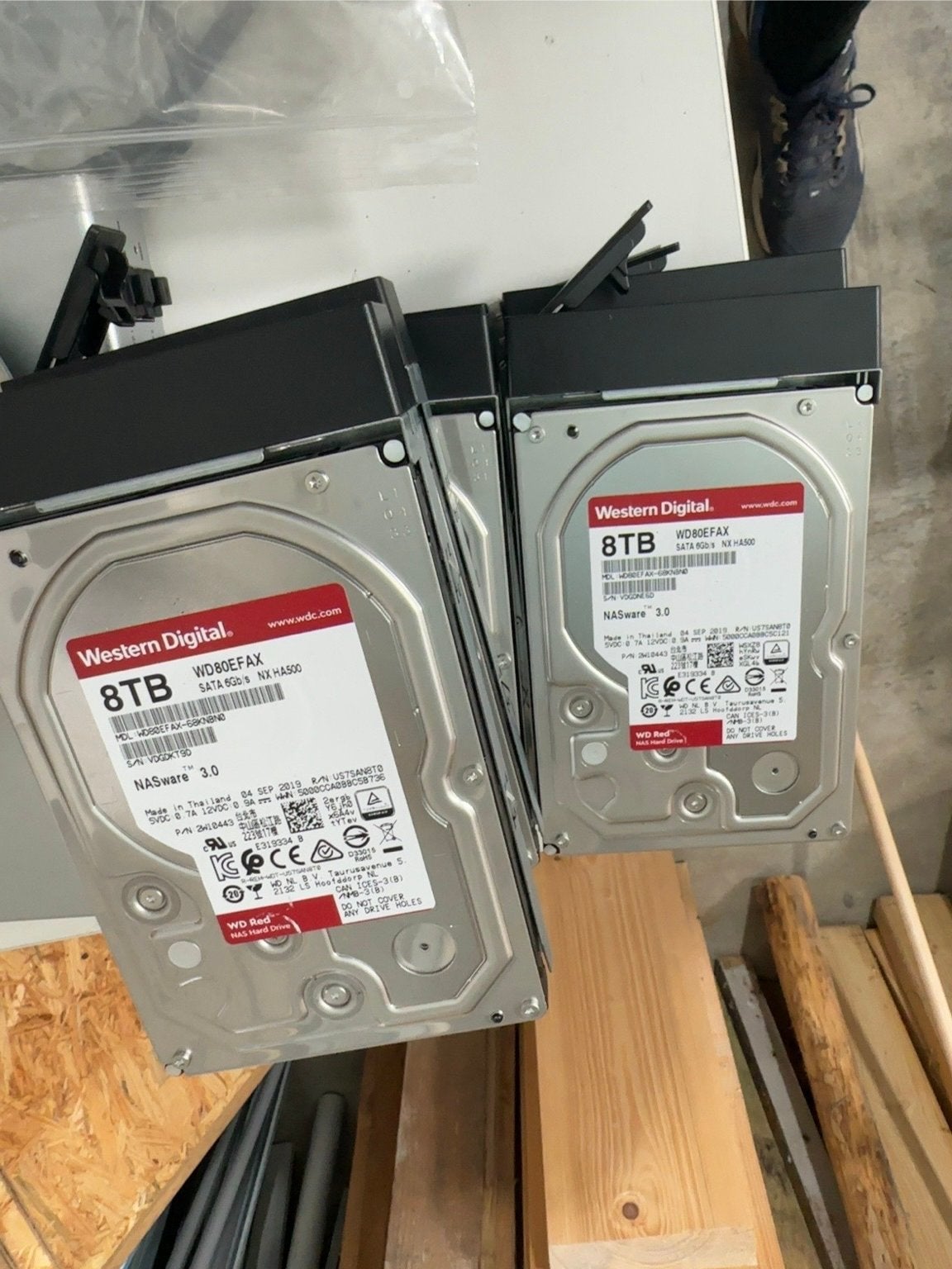 1x Western Digital WD Red 8TB NAS Harde Schijf (HDD), Computers en Software, Harde schijven, Intern, Gebruikt, Server, Ophalen of Verzenden