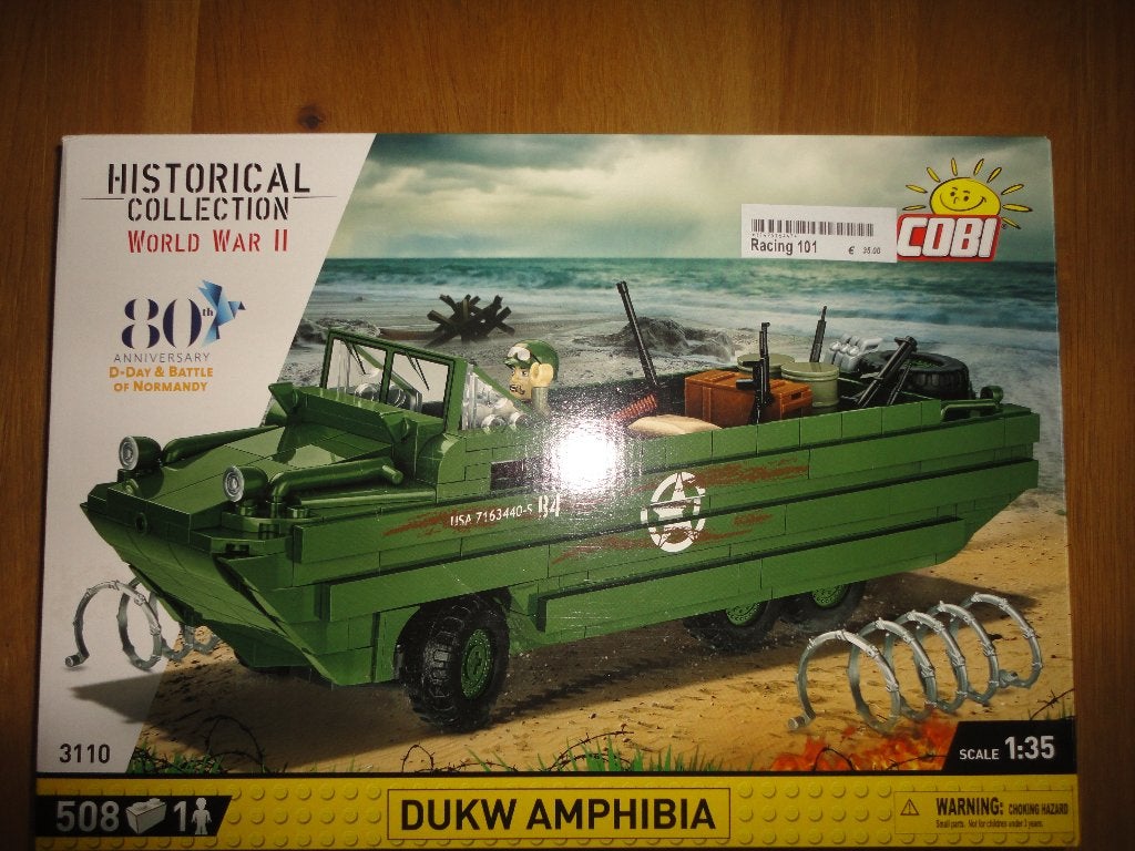 Bouwdoos COBI 3110, DUKW AMPHIBIA, Ophalen of Verzenden, Nieuw, Overige merken