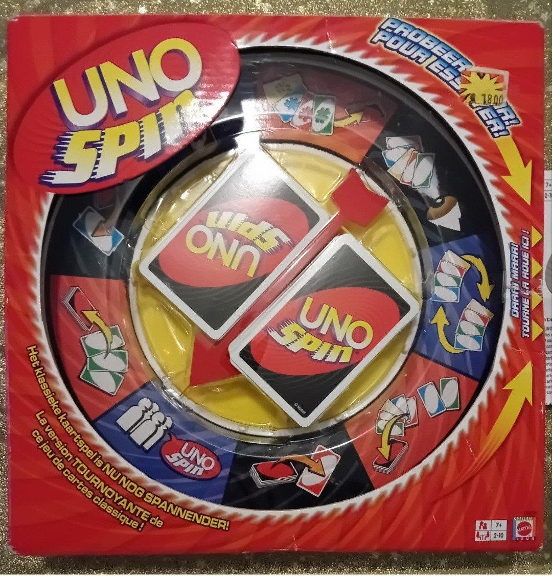 UNO Spin Kaartspel vanaf 7+Jaar. Nieuw!, Ophalen, Nieuw