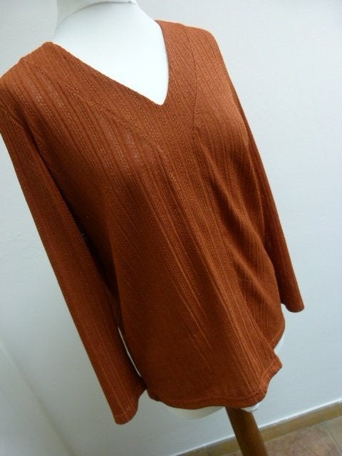 Bruine top truitje, Maat L 42 Jacqueline de Yong, Kleding | Dames, Tops, Bruin, Maat 42/44 (L), Ophalen of Verzenden, Zo goed als nieuw
