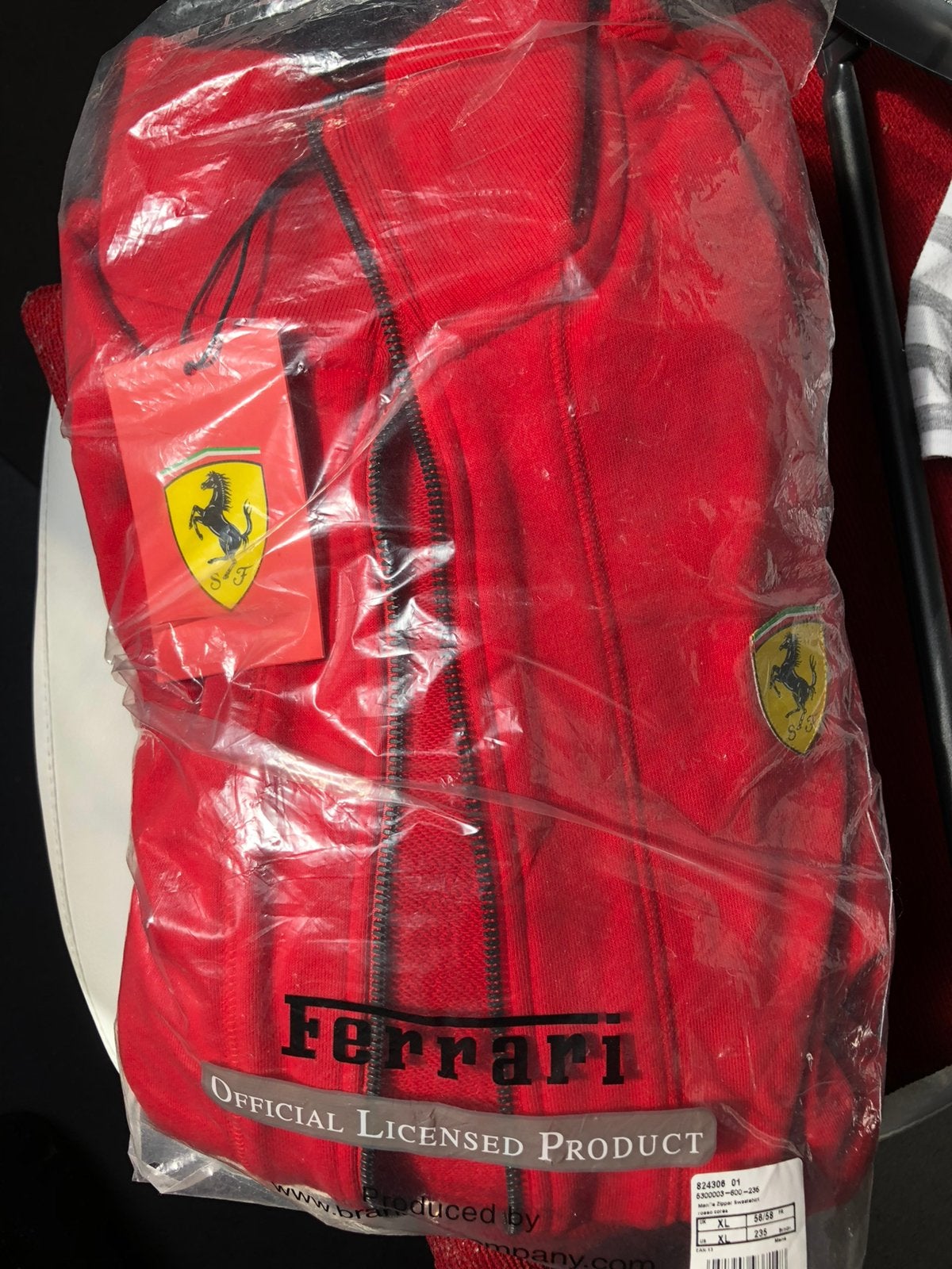 Ferrari trainingsjack vest trui XL NIEUW officia merchandise, Ophalen of Verzenden, Nieuw, Maat 56/58 (XL), Rood