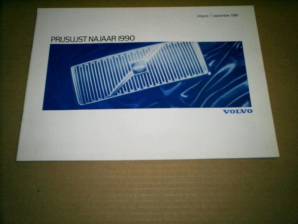 Volvo Prijslijsten [ 1990 / 1996 / 1997 / 2007 ], Verzenden, Zo goed als nieuw, Volvo