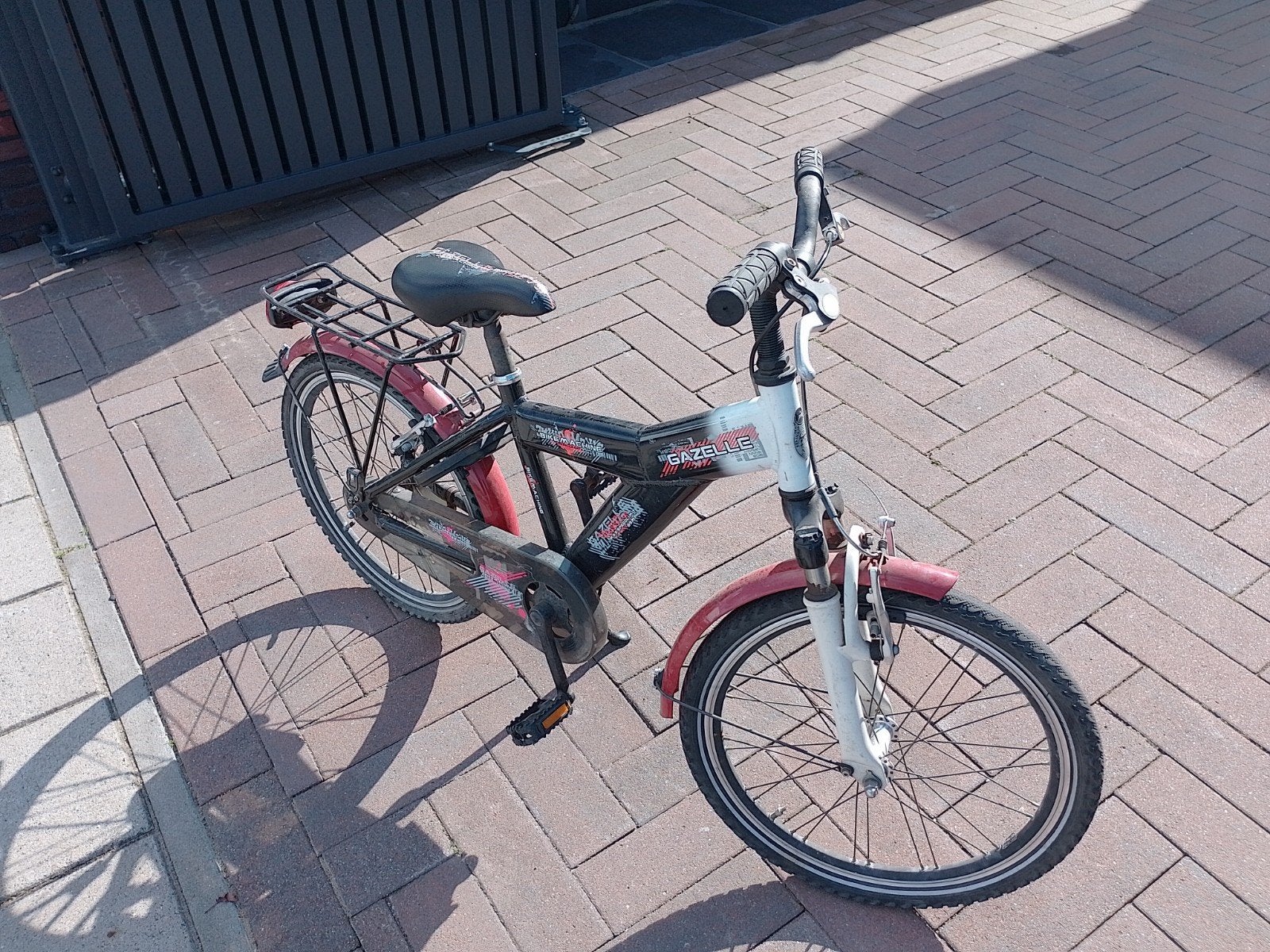 Gazelle kinderfiets 20 inch, Ophalen, 20 inch of meer, Gebruikt, Velgrem