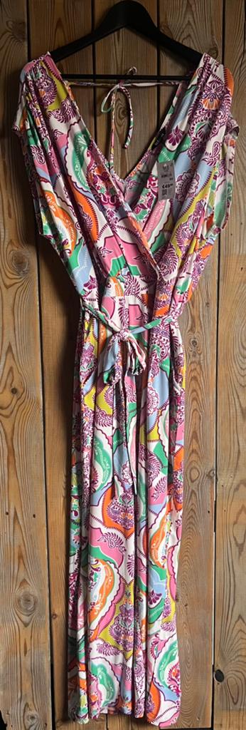 Nieuwe fleurige jumpsuit MS Mode maat 50, Ophalen of Verzenden, Nieuw, Maat 46/48 (XL) of groter, Overige kleuren