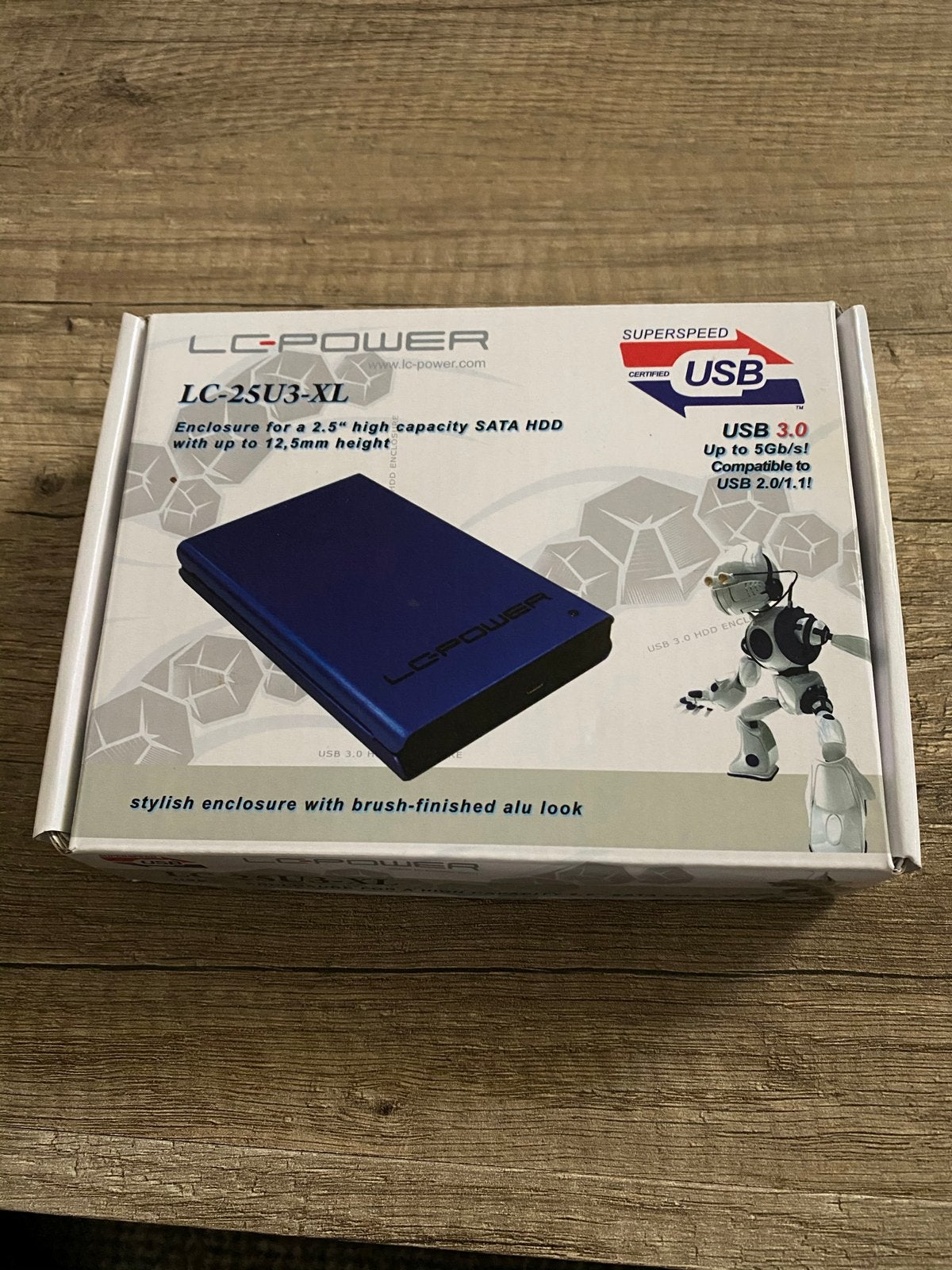 LC-Power LC-25U3-XL Externe HDD Behuizing USB 3.0, Server, HDD, Nieuw, Ophalen of Verzenden