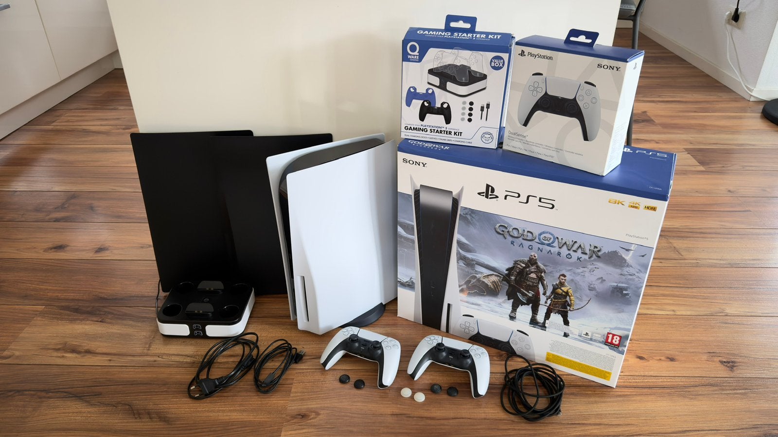 Playstation 5 - CFI-1216A + extra’s, Spelcomputers en Games, Spelcomputers | Sony PlayStation 5, Ophalen of Verzenden, Zo goed als nieuw