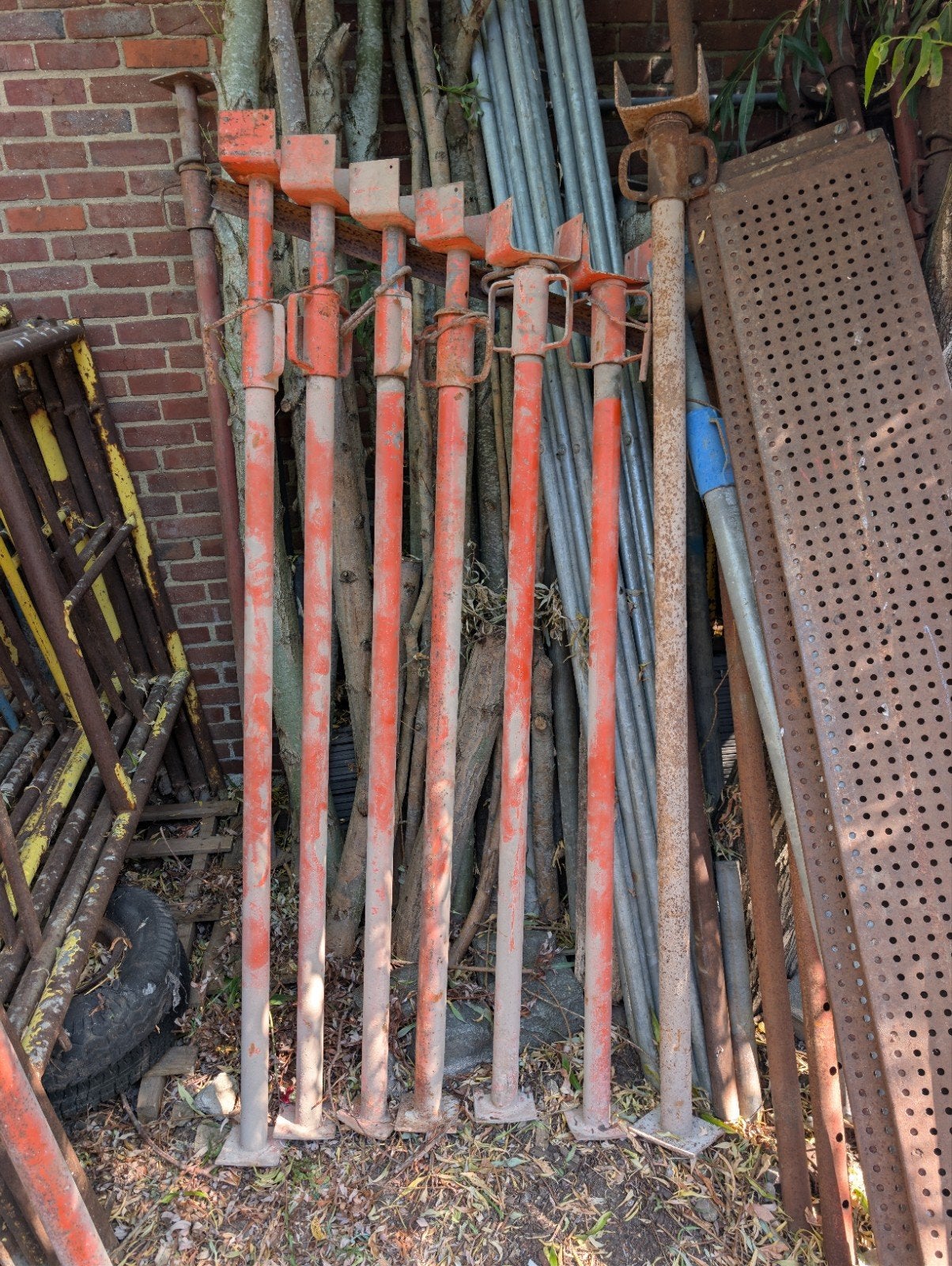 15 bouwstutten, Doe-het-zelf en Verbouw, Steigers, Ophalen, Overige typen, Minder dan 2 meter