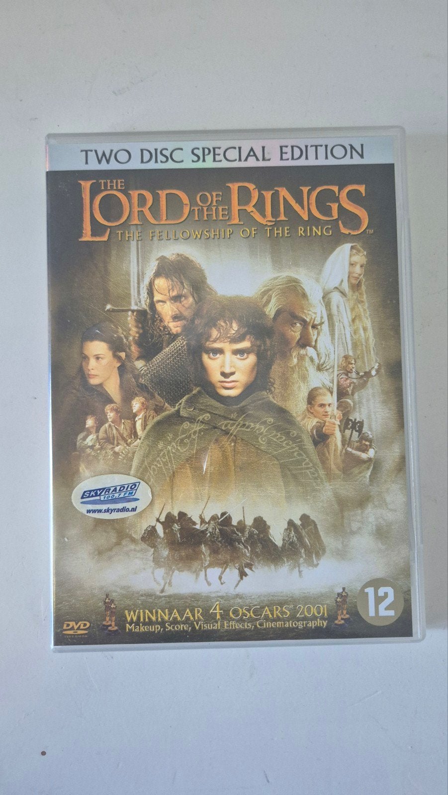Lord of the Rings: The Fellowship of the Ring (DVD), Nederlands, Ophalen of Verzenden, Vanaf 12 jaar, Inclusief doosje