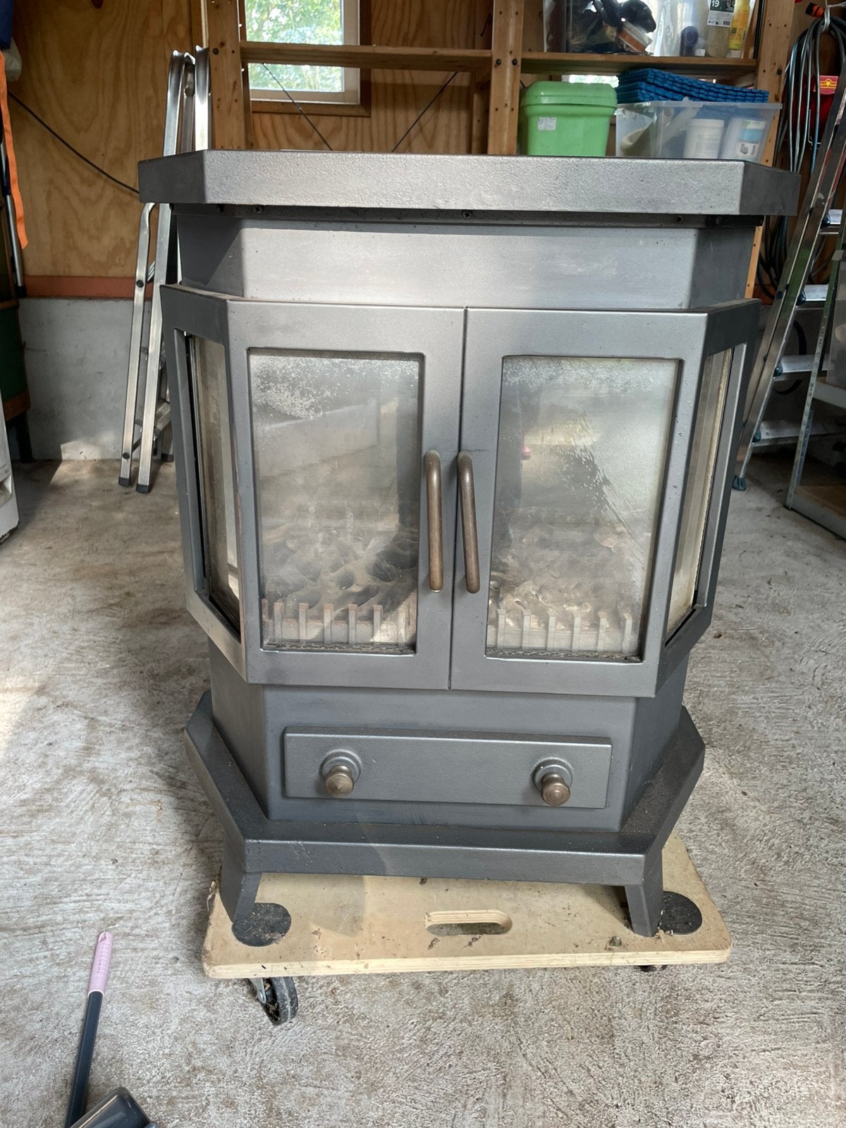 Van Opstal Jutter gaskachel 11,2 kW | Aardgas | afvoerpijp, Huis en Inrichting, Ophalen, Zo goed als nieuw, Gas, Gaskachel
