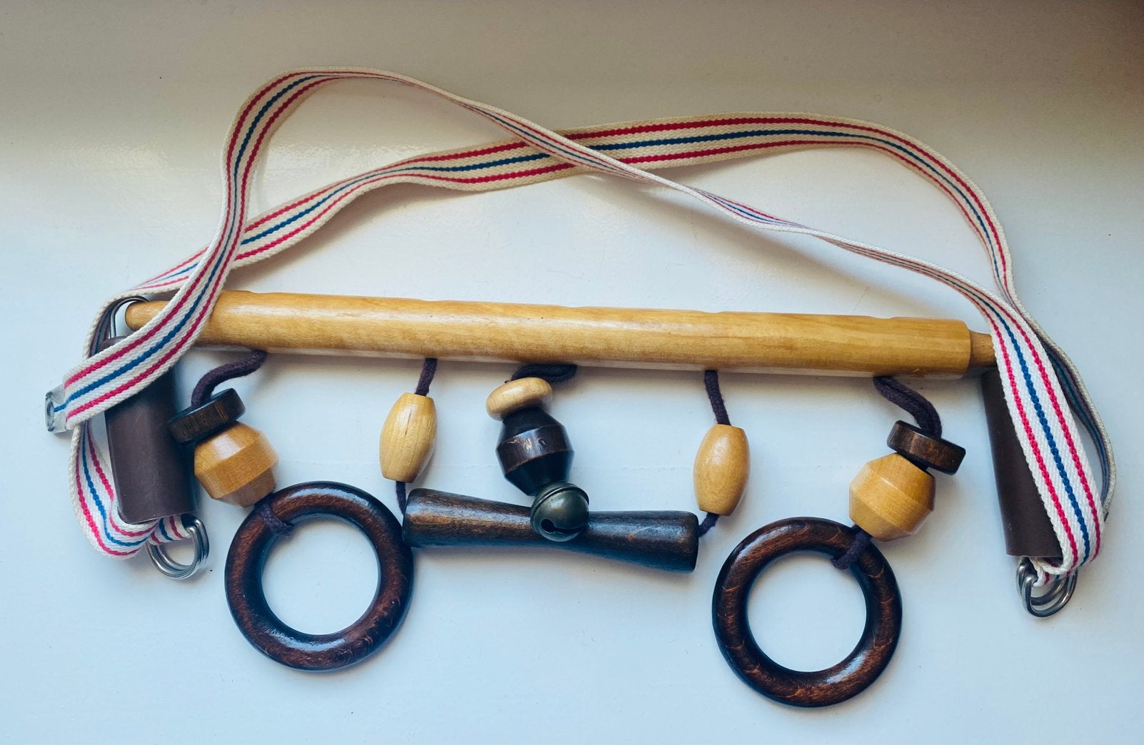 Vintage Houten Boxhanger jaren 60/70, Ophalen of Verzenden, Gebruikt, Overige typen