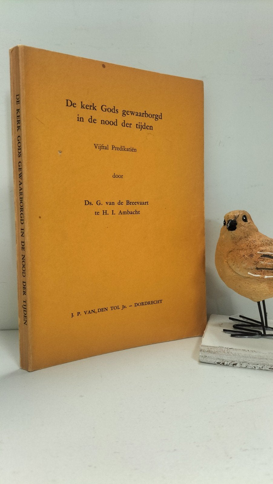 Breevaart, Ds. G. van de; De kerk Gods gewaarborgd in de, Ophalen of Verzenden, Gelezen, Christendom | Protestants