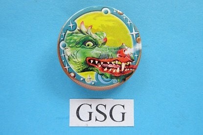 Draak Lichtgeraakt nr. 50869-02, Ophalen, Zo goed als nieuw, Button of Speldje