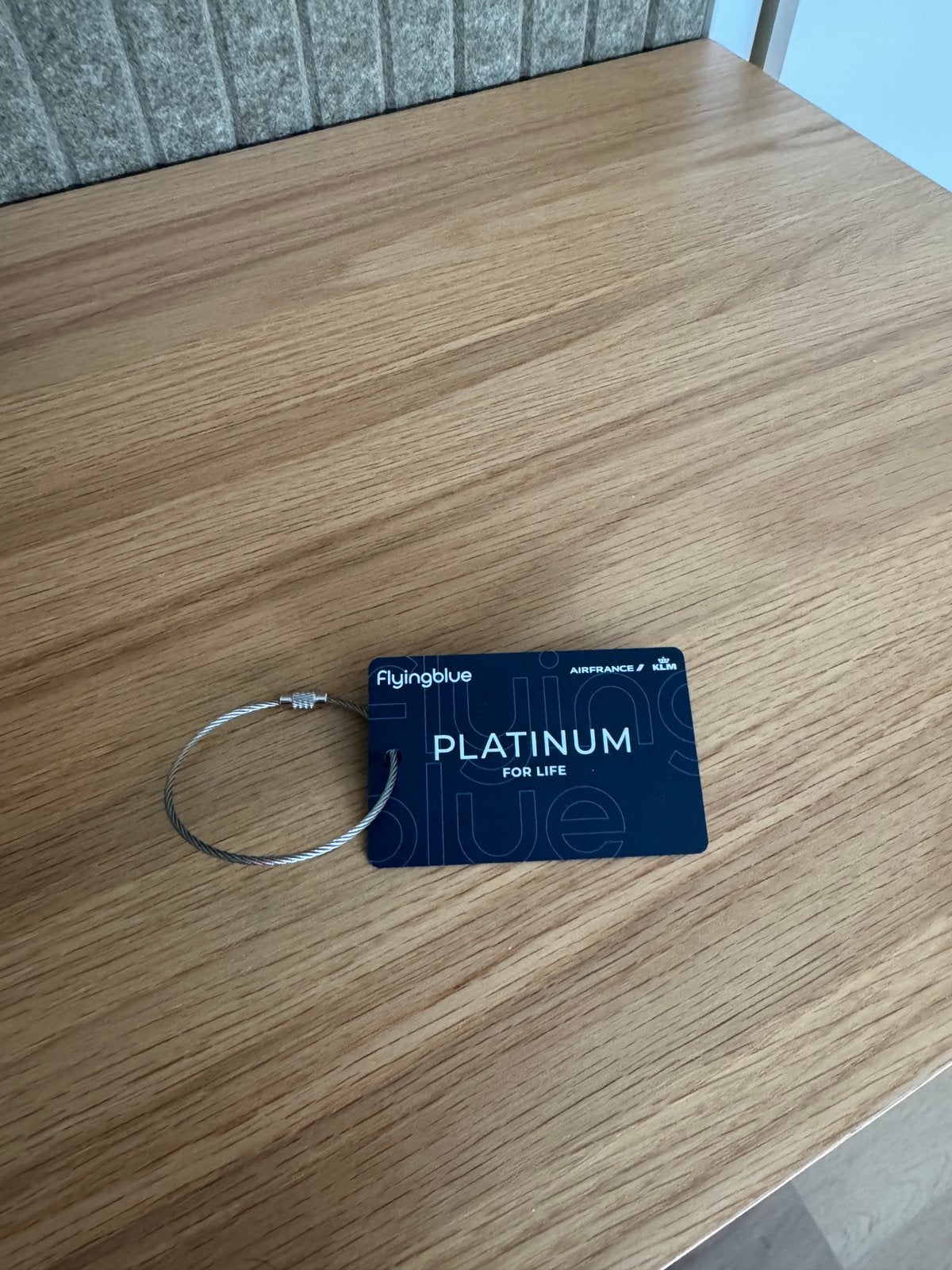 Flying Blue platinum for life (KLM/AirFrance), Ophalen of Verzenden, Nieuw